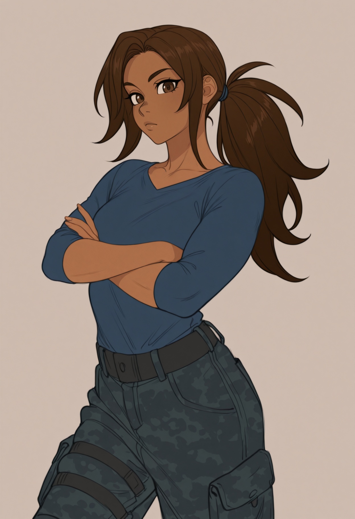 1girl,  solo,  simple background on Tensor.Art
