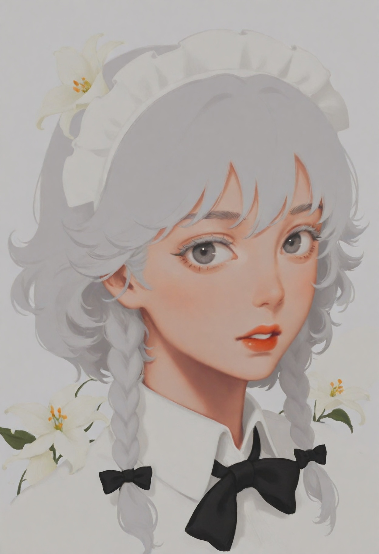 vinpaint-style,  1girl,  izayoi sakuya on Tensor.Art