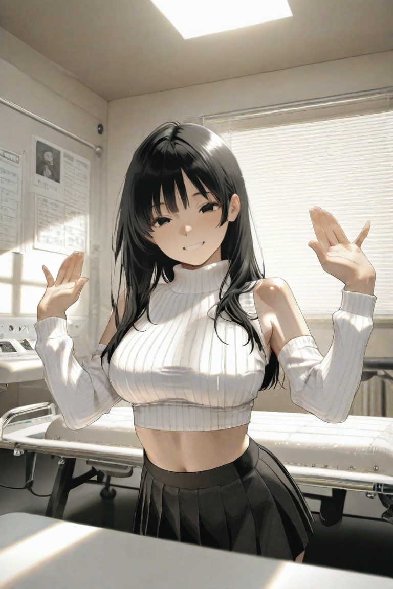 iroha_kannou,  black long hair,  black eyes on Tensor.Art