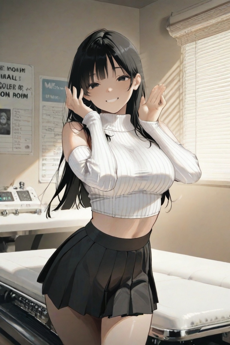 iroha_kannou,  black long hair,  black eyes on Tensor.Art