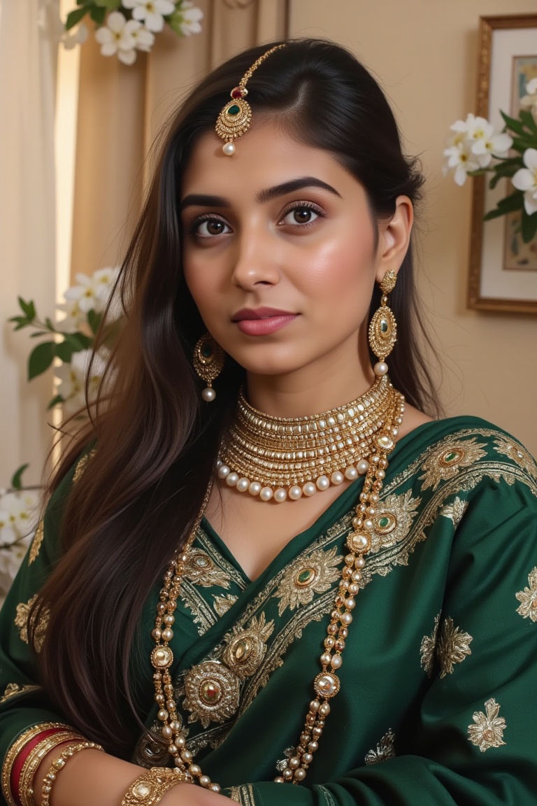 MASTERPIECE,  BEST QUALITY,  ULTRA-DETAILED 8K PHOTOREAL PORTRAIT OF A BEAUTIFUL INDIAN WOMAN on Tensor.Art