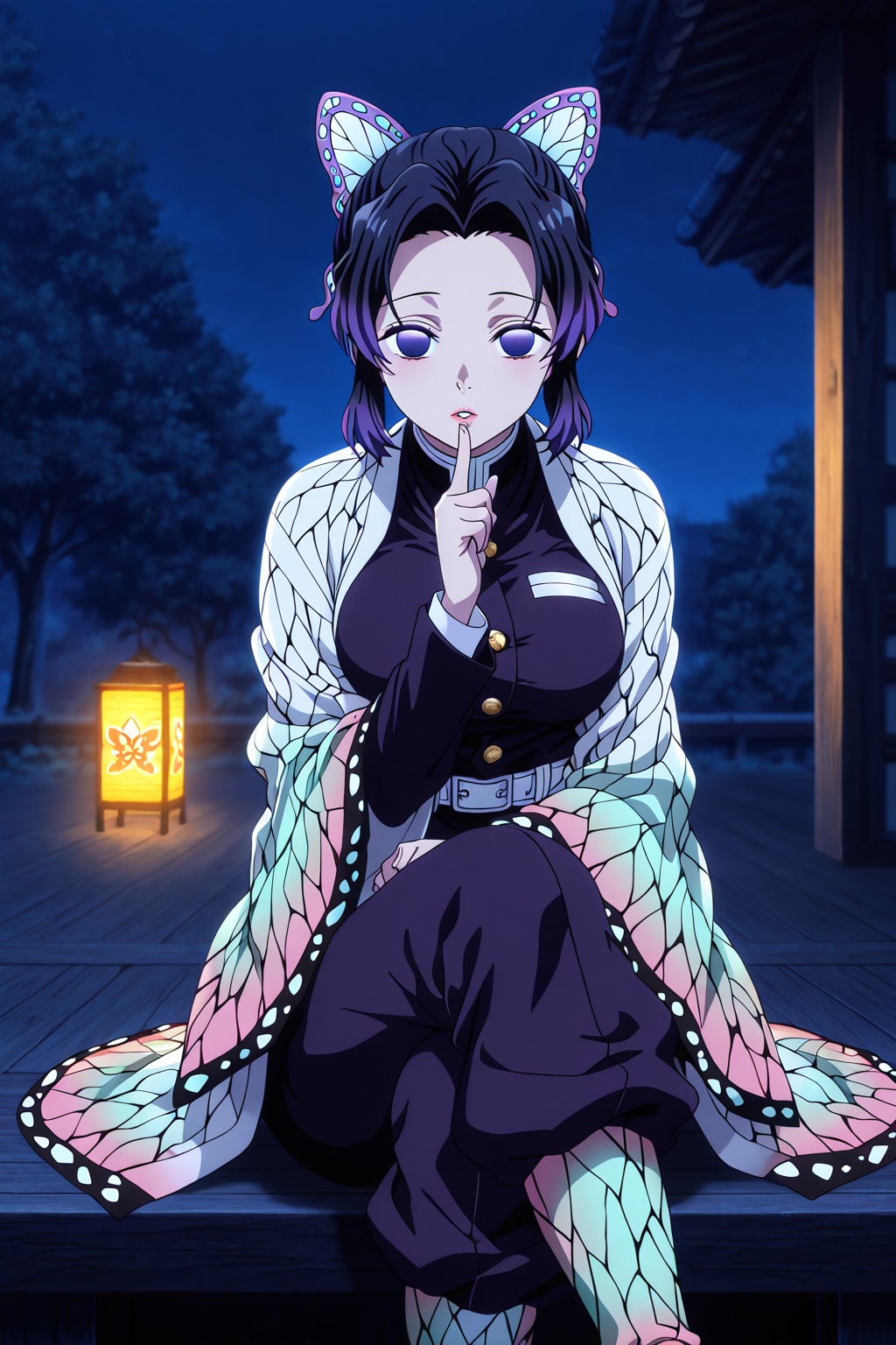 1girl,  kochou_shinobu,  demon_slayer_uniform on Tensor.Art