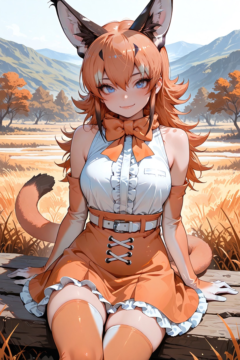 masterpiece,  scenery,  caracal (kemono friends) on Tensor.Art