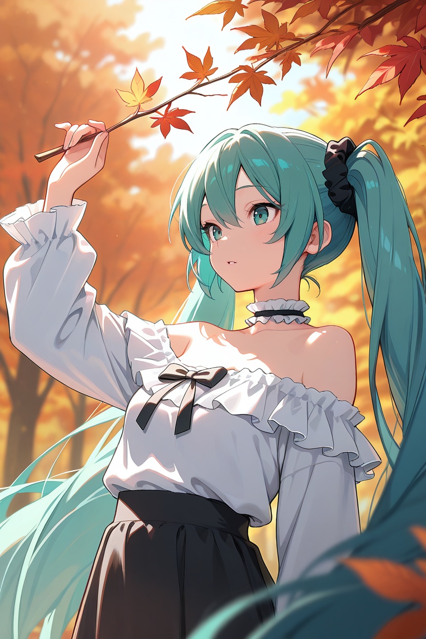 masterpiece,  scenery,  hatsune miku on Tensor.Art