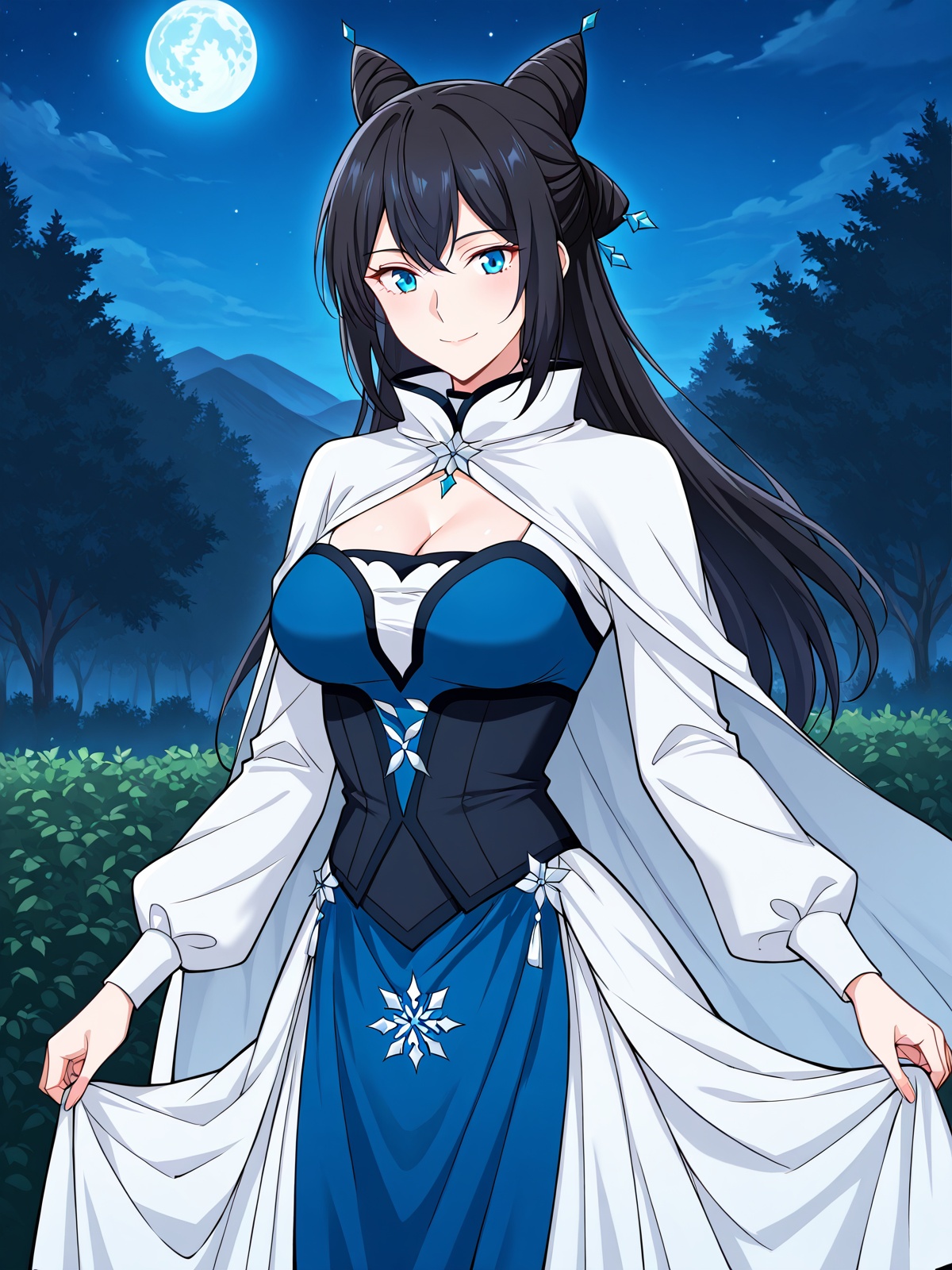 1 girl,  solo,  black hair on Tensor.Art