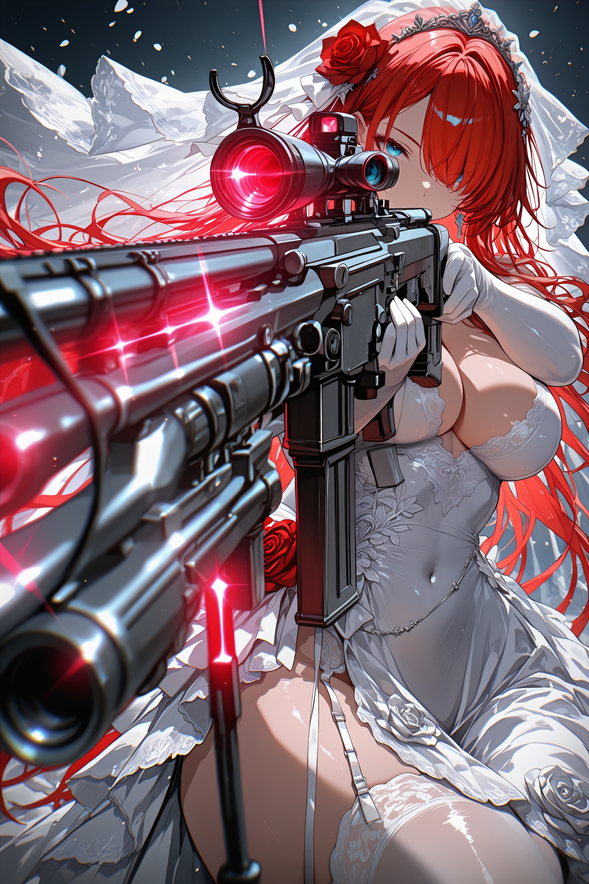 1girl,  breasts,  long hair on Tensor.Art
