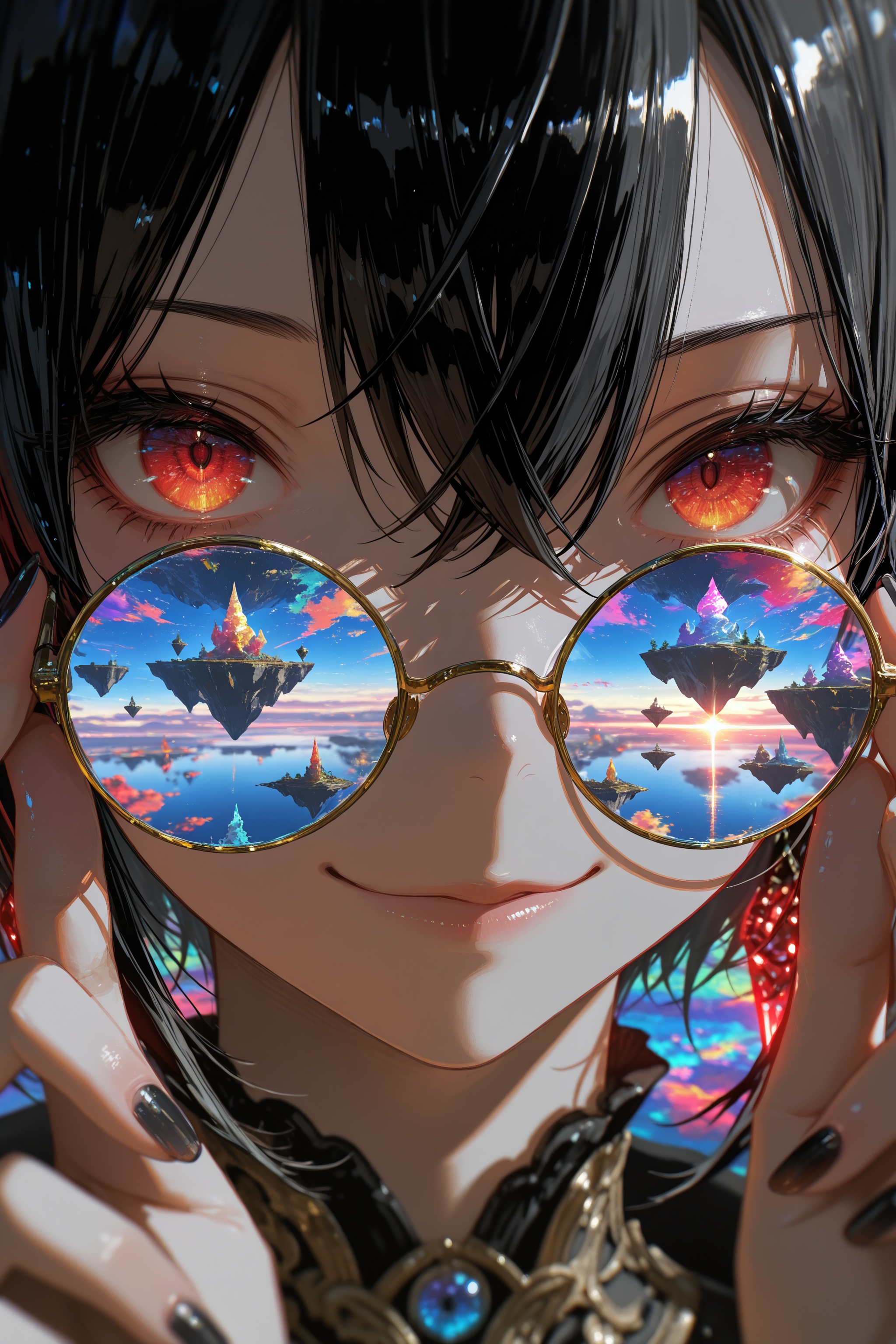 portrait,  close-up,  colorful on Tensor.Art