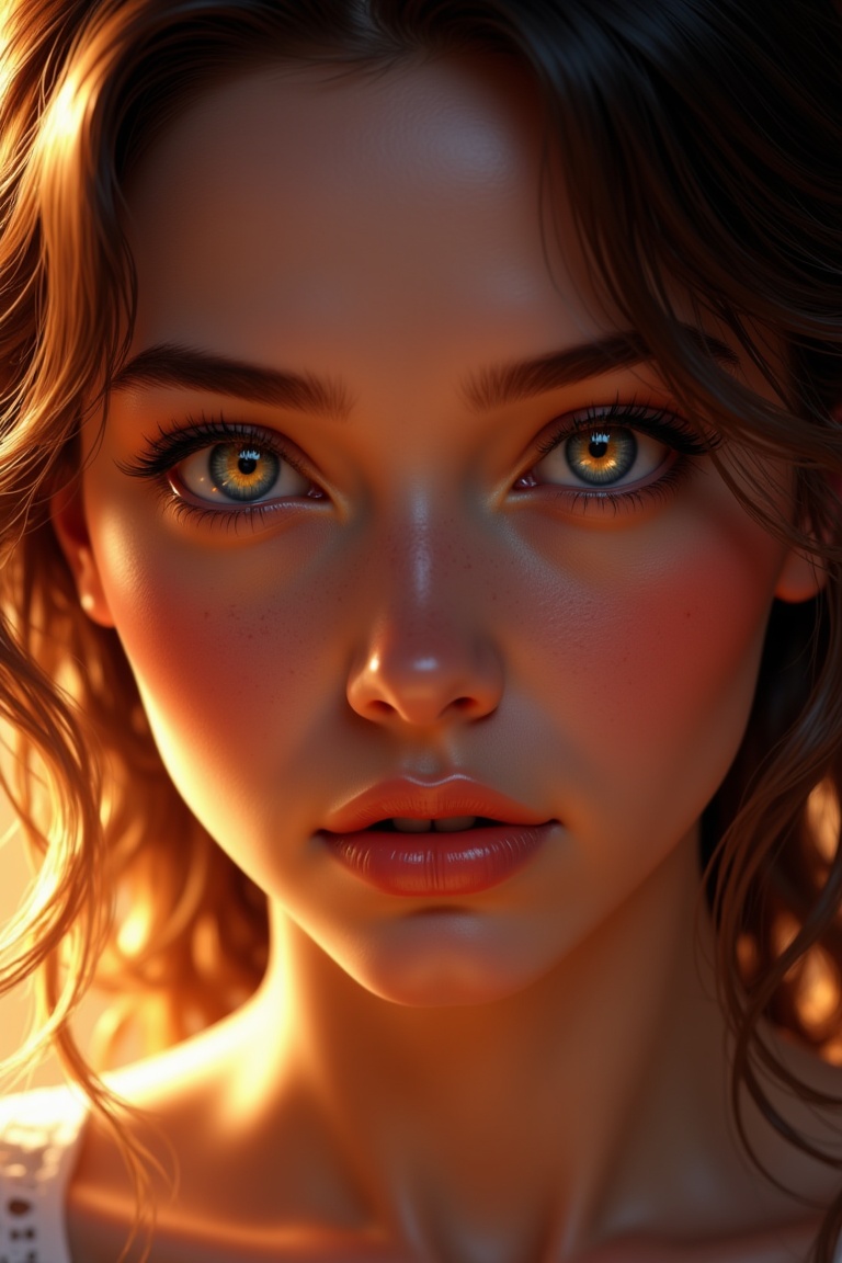 luna genesis,  cinematic portrait,  realistic skin texture on Tensor.Art