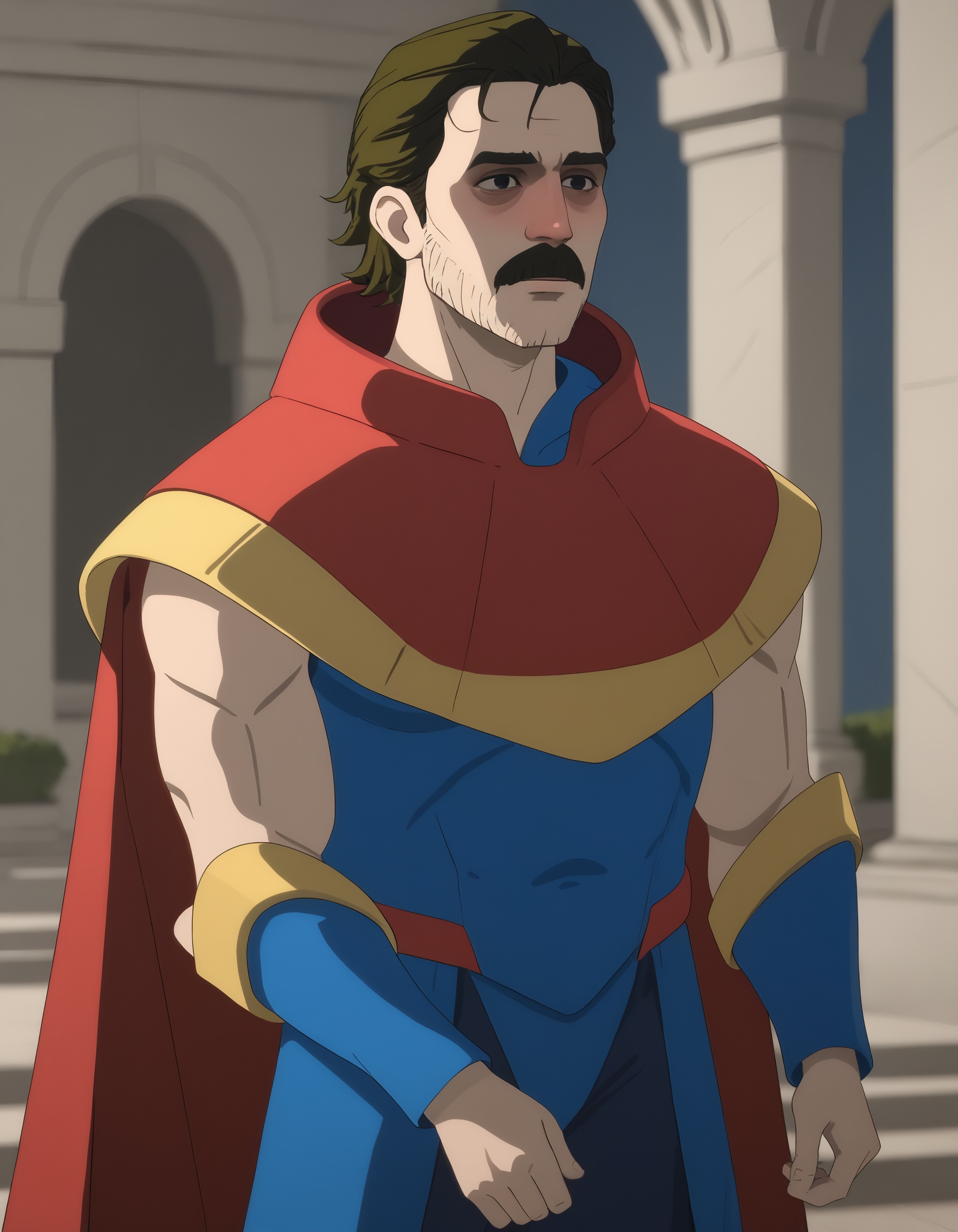 dispatch_phenomaman,  red cape on Tensor.Art