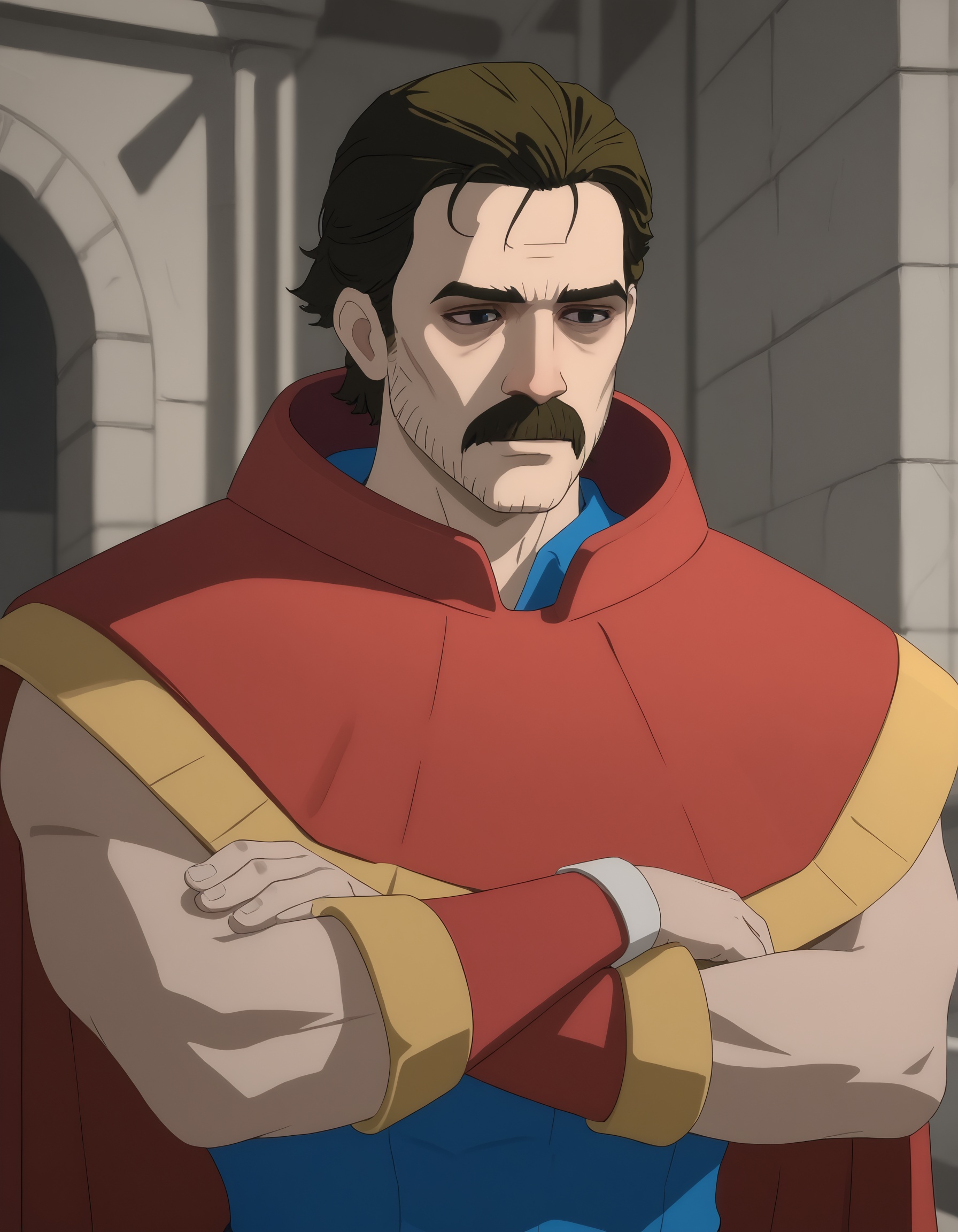 dispatch_phenomaman,  red cape on Tensor.Art
