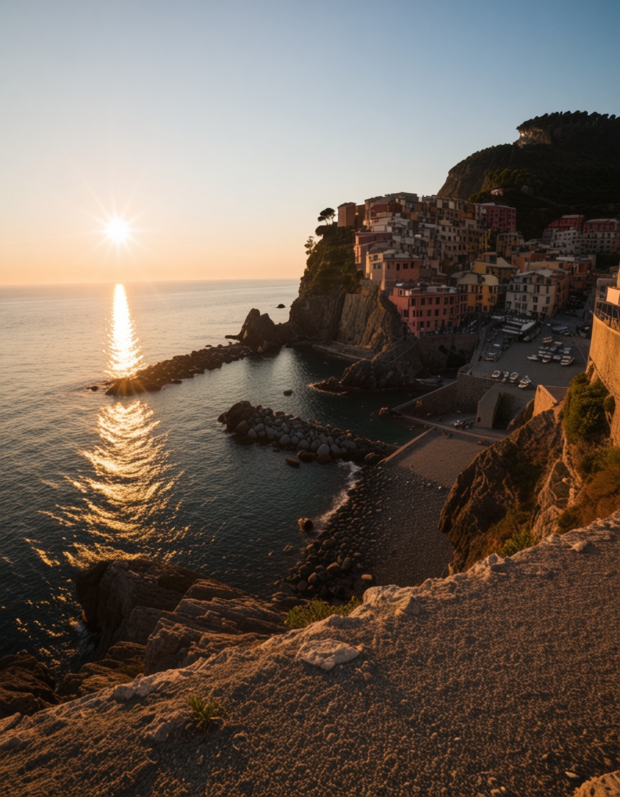 ehgoldenhour3,  cinque terre on Tensor.Art