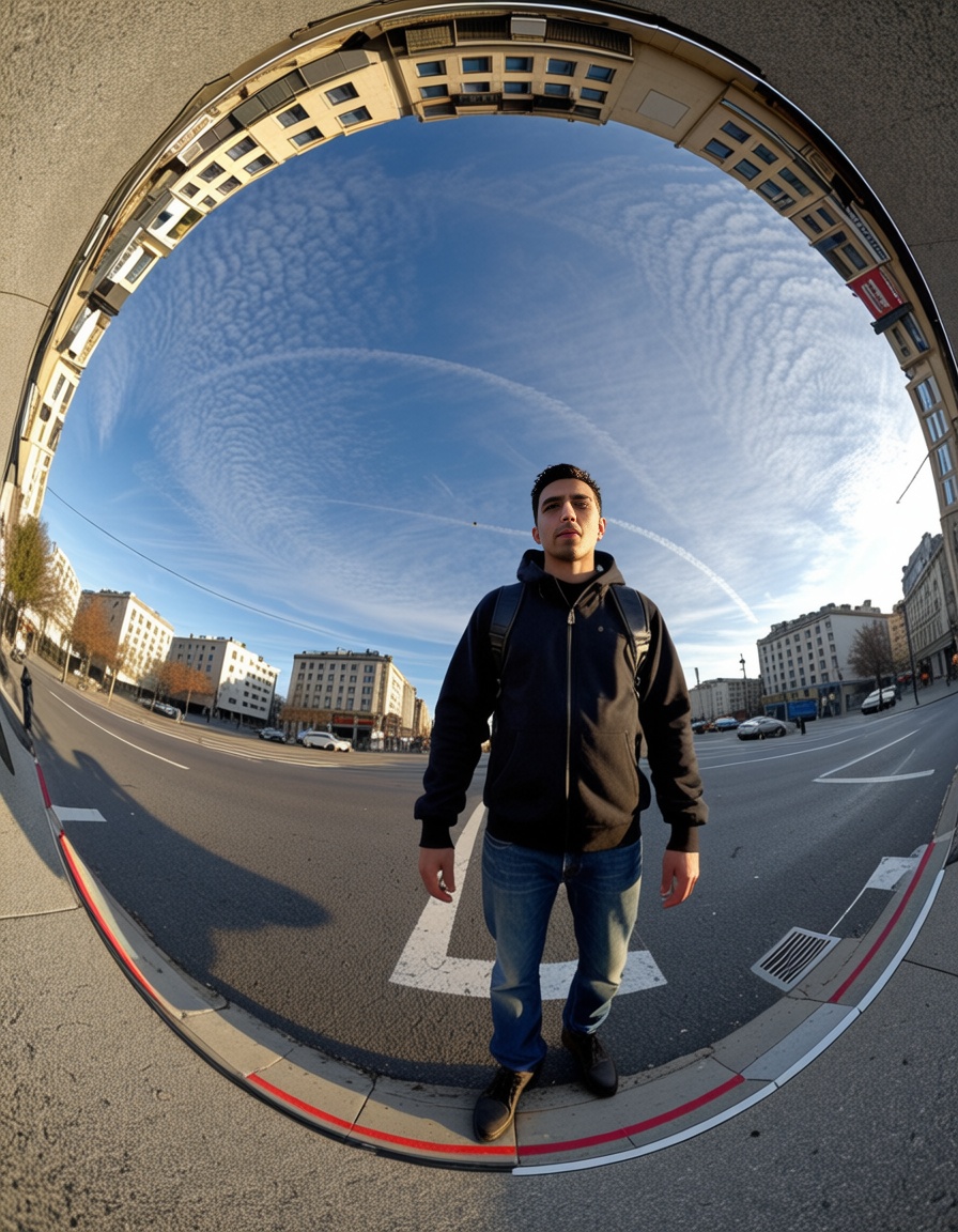 eh360photography,  man walking in the streets on Tensor.Art