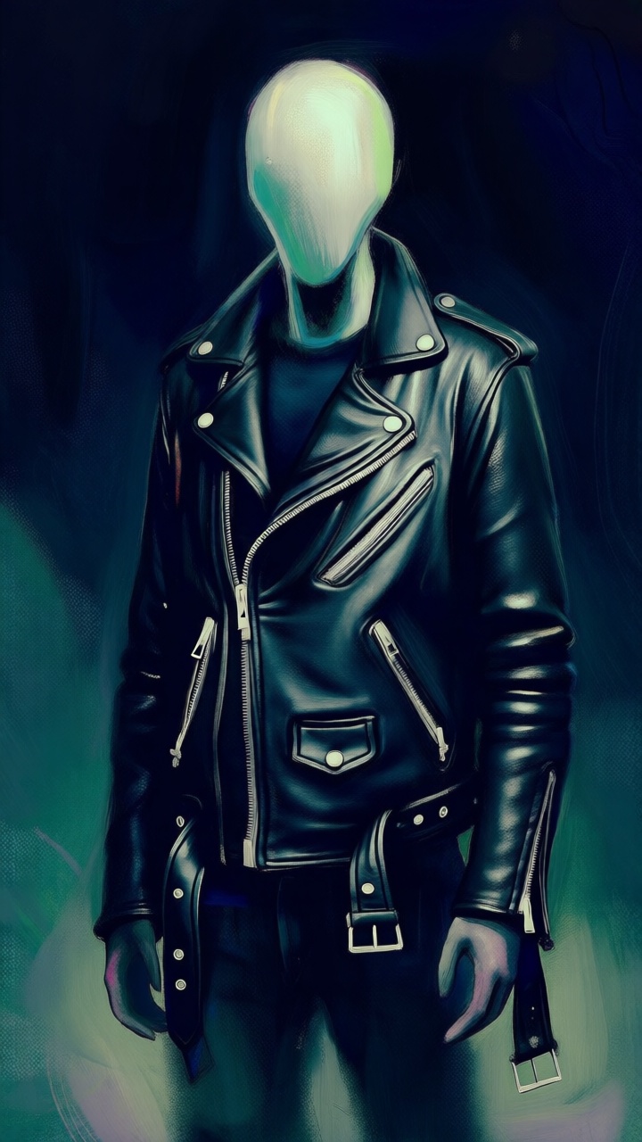 A faceless figure,  rendered in a digital painting with intensely detailed brushwork,  stands cloaked in a creepy atmosphe...
