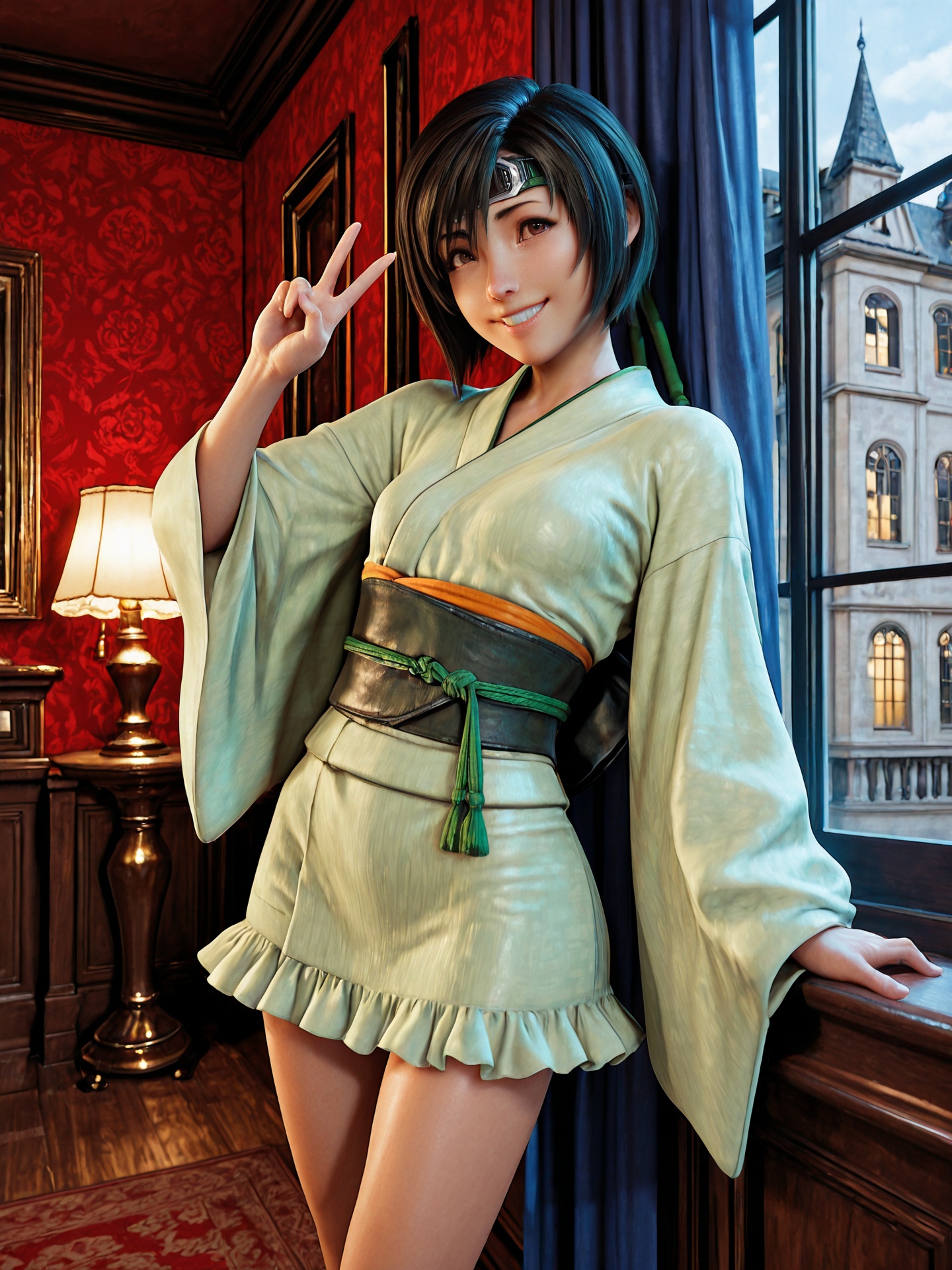 rianeearts,  yuffie kisaragi,  brown eyes on Tensor.Art