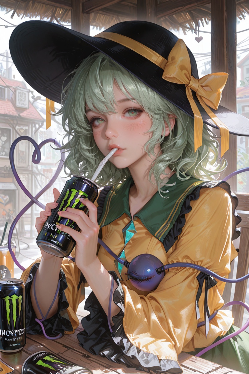 masterpiece,  scenery,  komeiji koishi on Tensor.Art