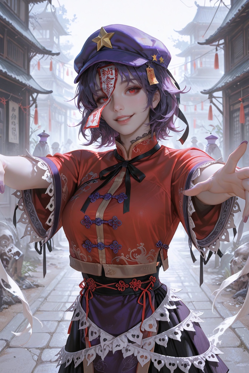 masterpiece,  scenery,  miyako yoshika on Tensor.Art