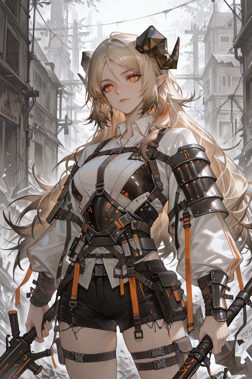 masterpiece,  scenery,  ifrit (arknights) on Tensor.Art