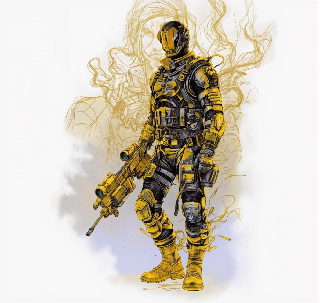 Illustration in Serbosa style. The image is an illustration in a detailed,  dynamic style with a focus on action and movem...