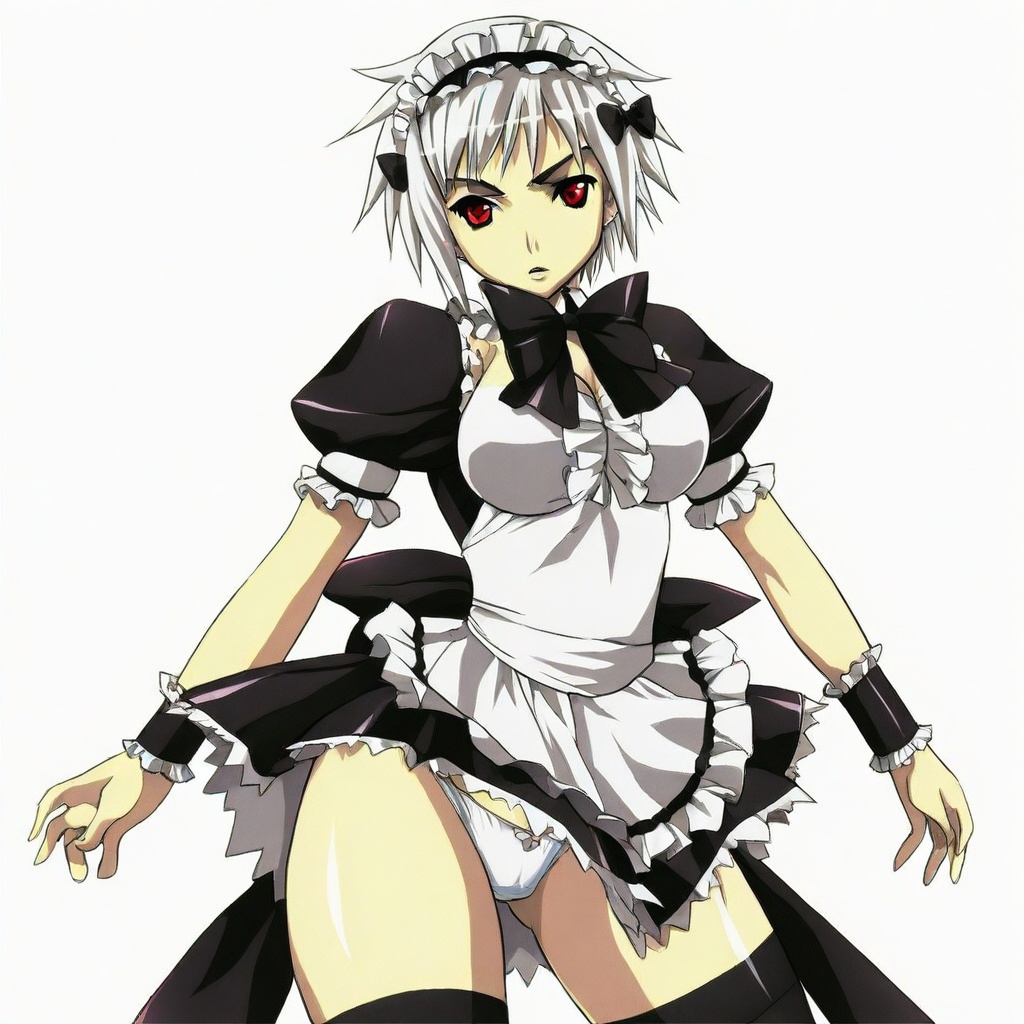 mime (queen's blade),  short hair,  white hair on Tensor.Art