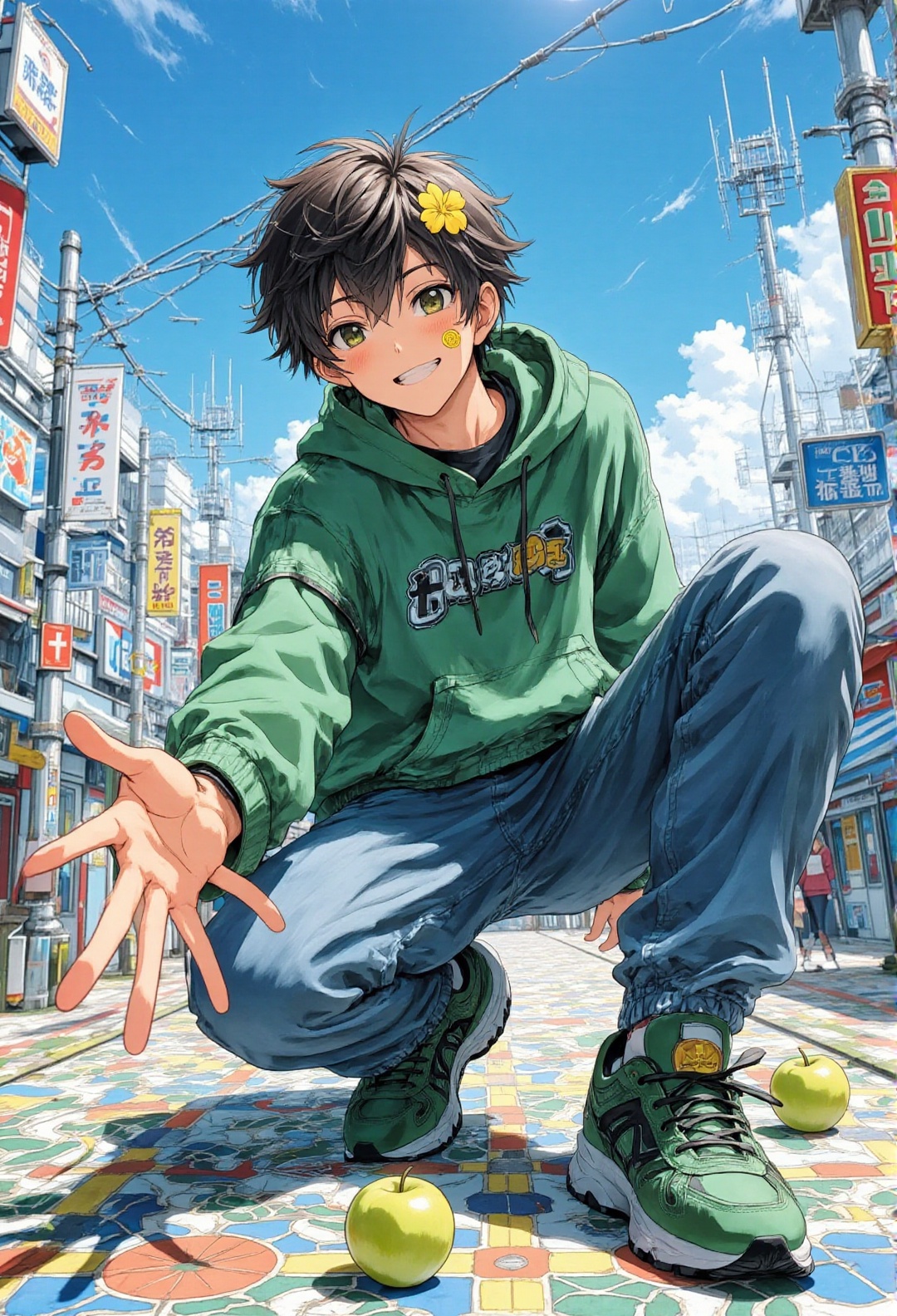 extreme sharpness + manhwa look + ultra-clean edge fidelity + hyper-polished ink line stability + precision cel-gradient c...