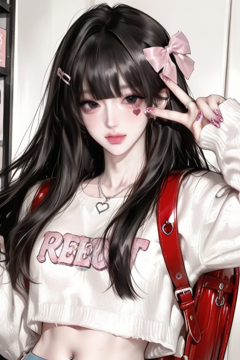 1girl,  solo,  long hair on Tensor.Art