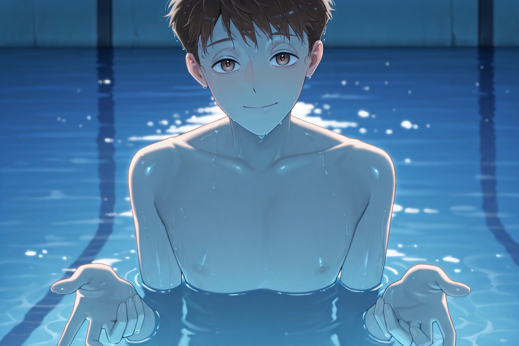 koichi,  brown hair,  brown eyes on Tensor.Art