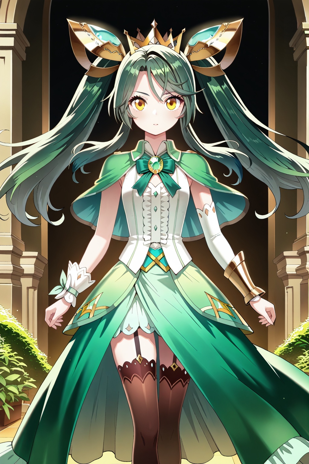 Random scene,  Random scene,  Thigh exposed on Tensor.Art