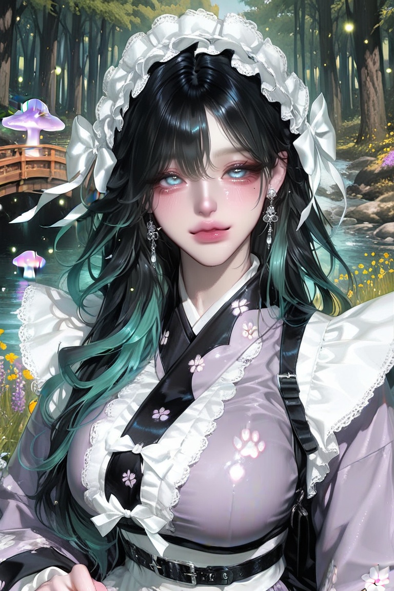 1girl,  mole under her lips,  icy blue eyes on Tensor.Art
