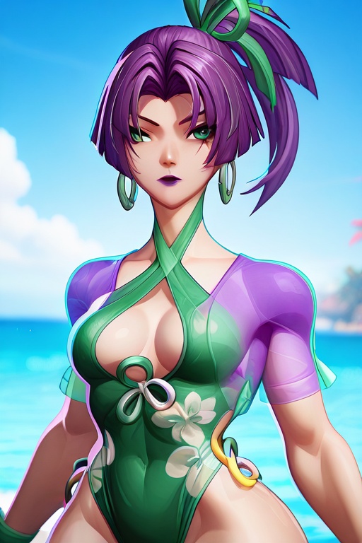 1girl,  solo,  psylocke on Tensor.Art