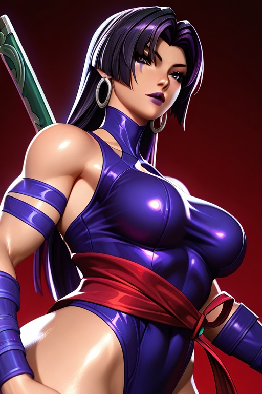 1girl,  solo,  psylocke on Tensor.Art