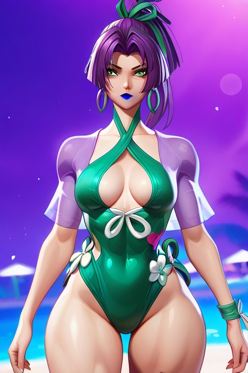 1girl,  solo,  psylocke on Tensor.Art