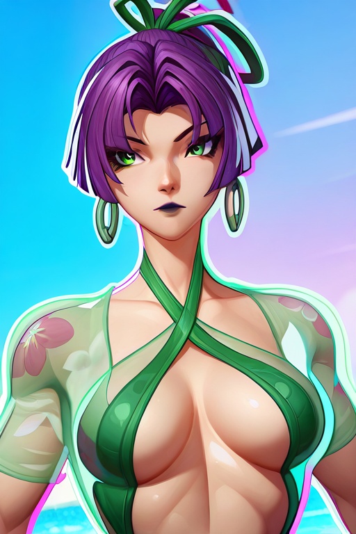 1girl,  solo,  psylocke on Tensor.Art