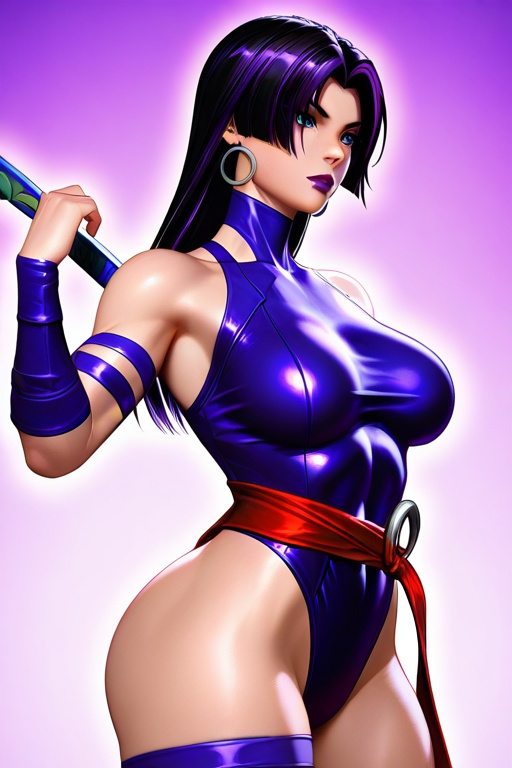 1girl,  solo,  psylocke on Tensor.Art