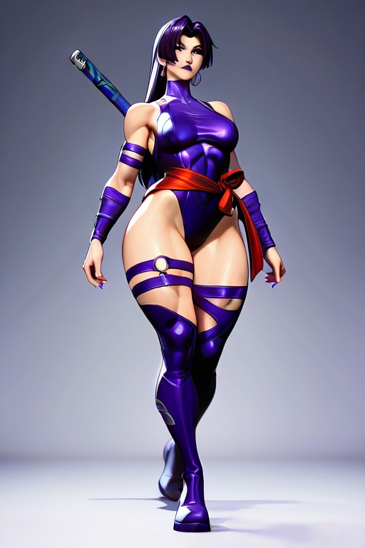 1girl,  solo,  psylocke on Tensor.Art
