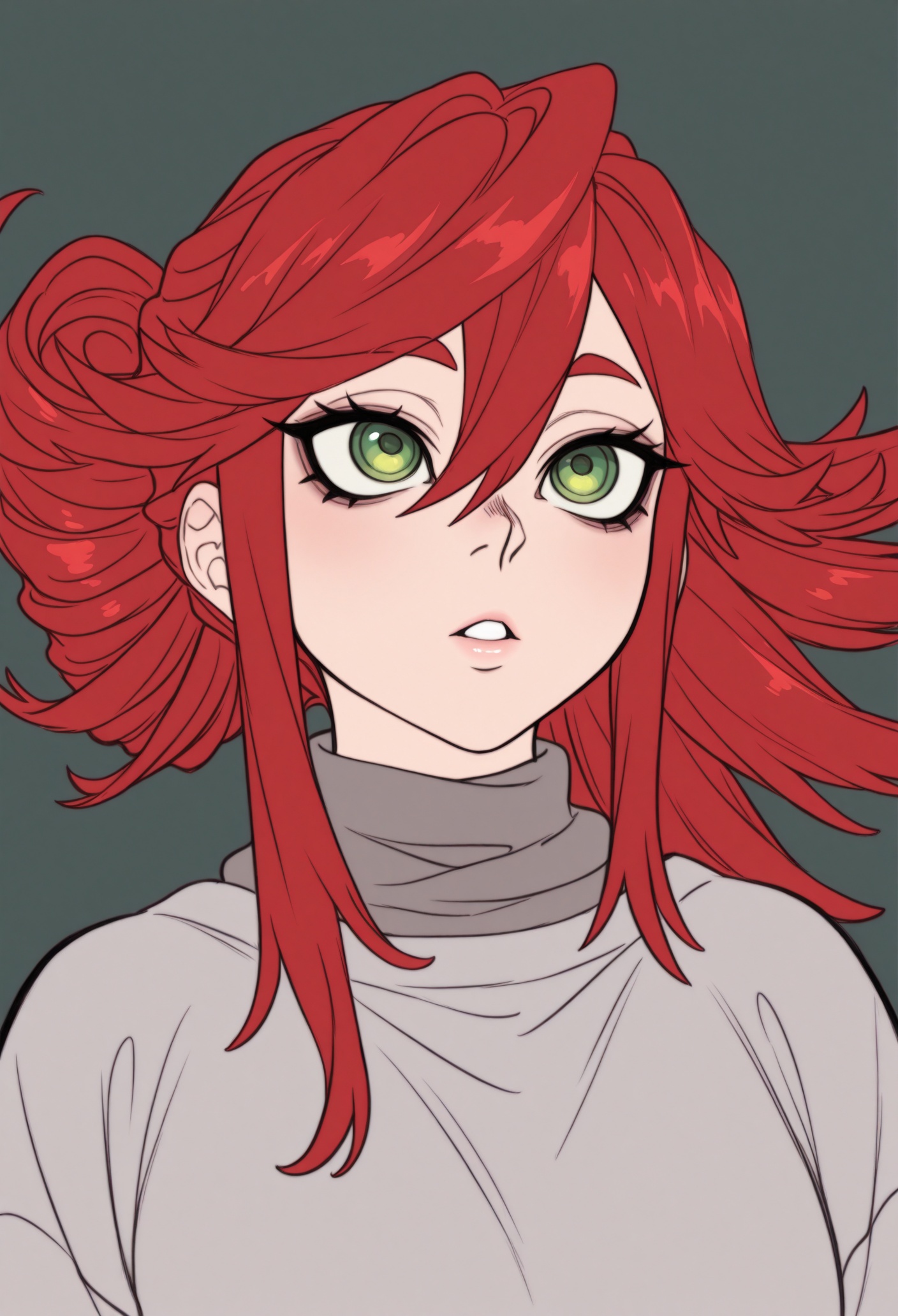 1girl,  solo,  simple background on Tensor.Art