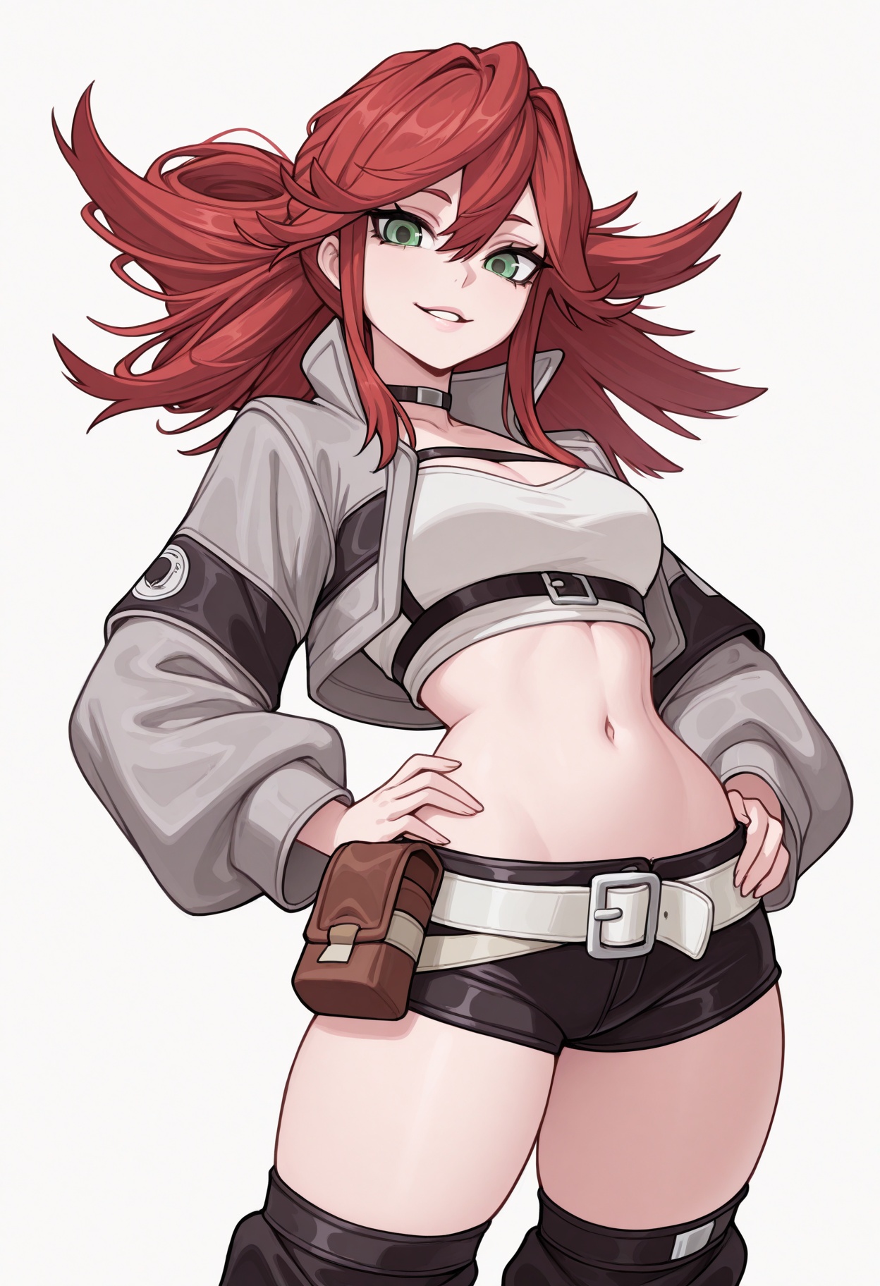 1girl,  solo,  white background on Tensor.Art