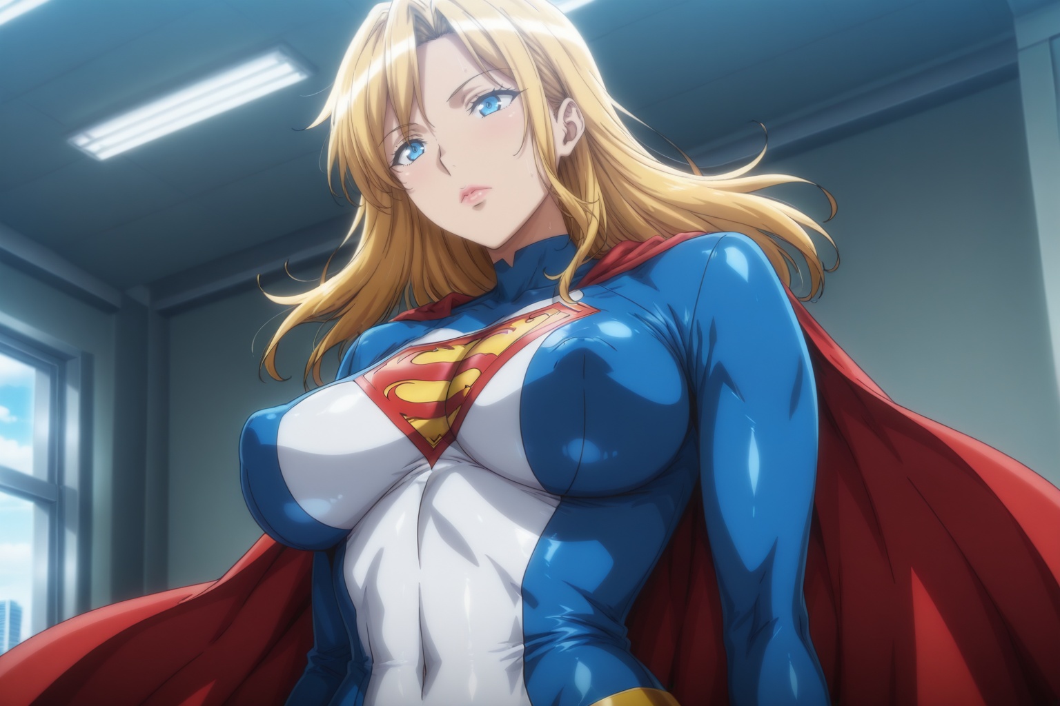 .................. (1 girl,  solo),  ((Supergirl))) on Tensor.Art
