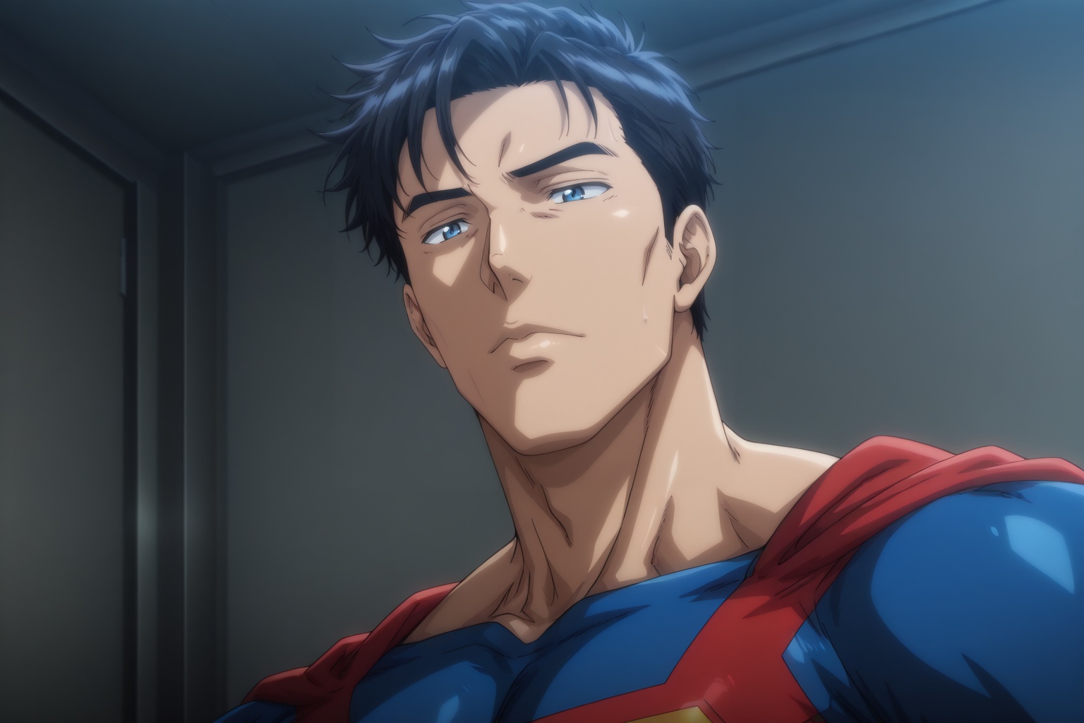 .................. ,  Superman,  muscular on Tensor.Art
