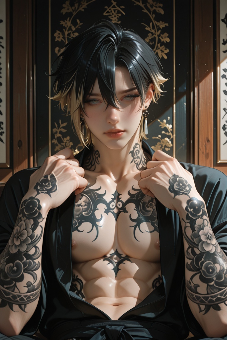 1boy,  male focus,  solo on Tensor.Art