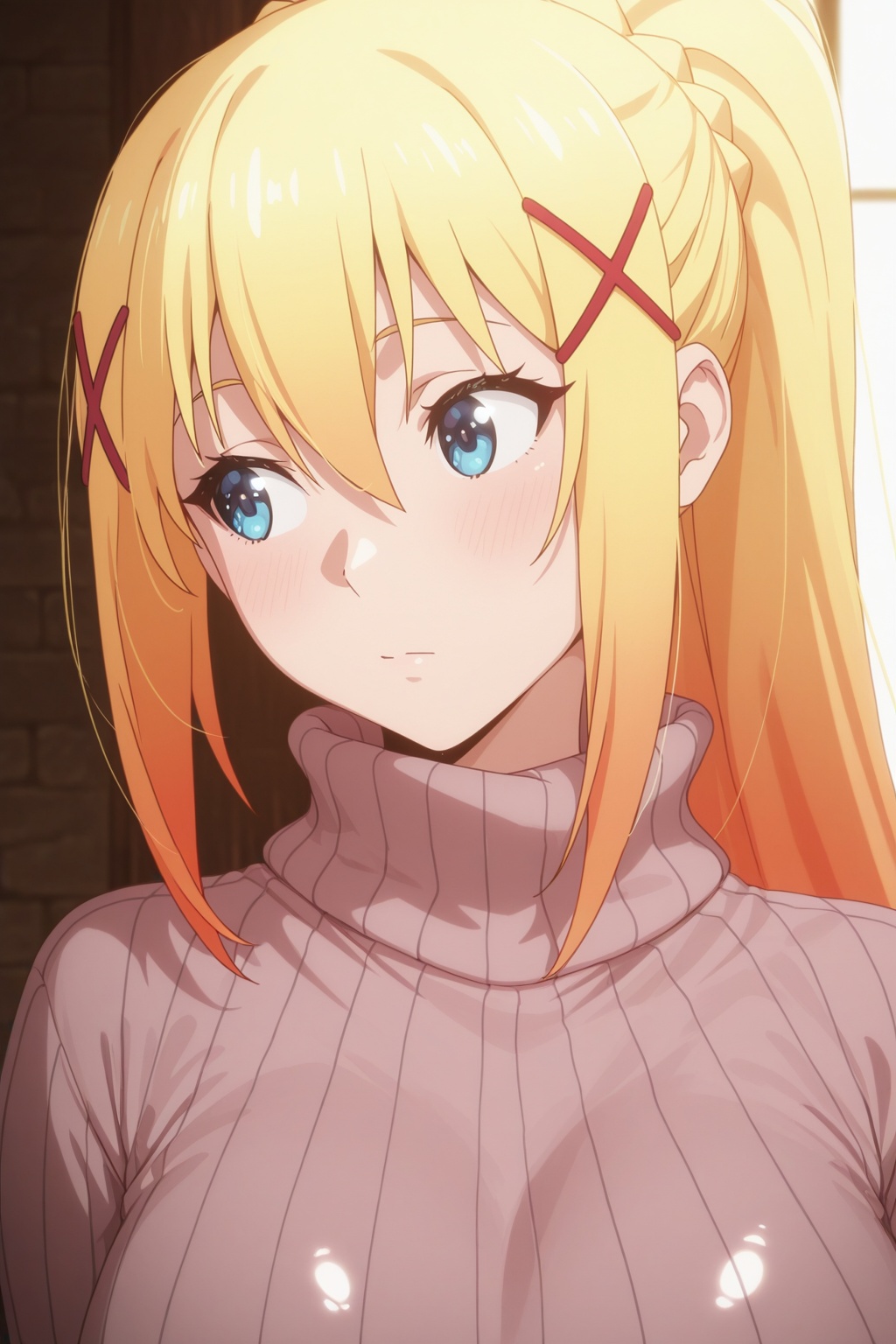 1girl,  solo,  sweater on Tensor.Art