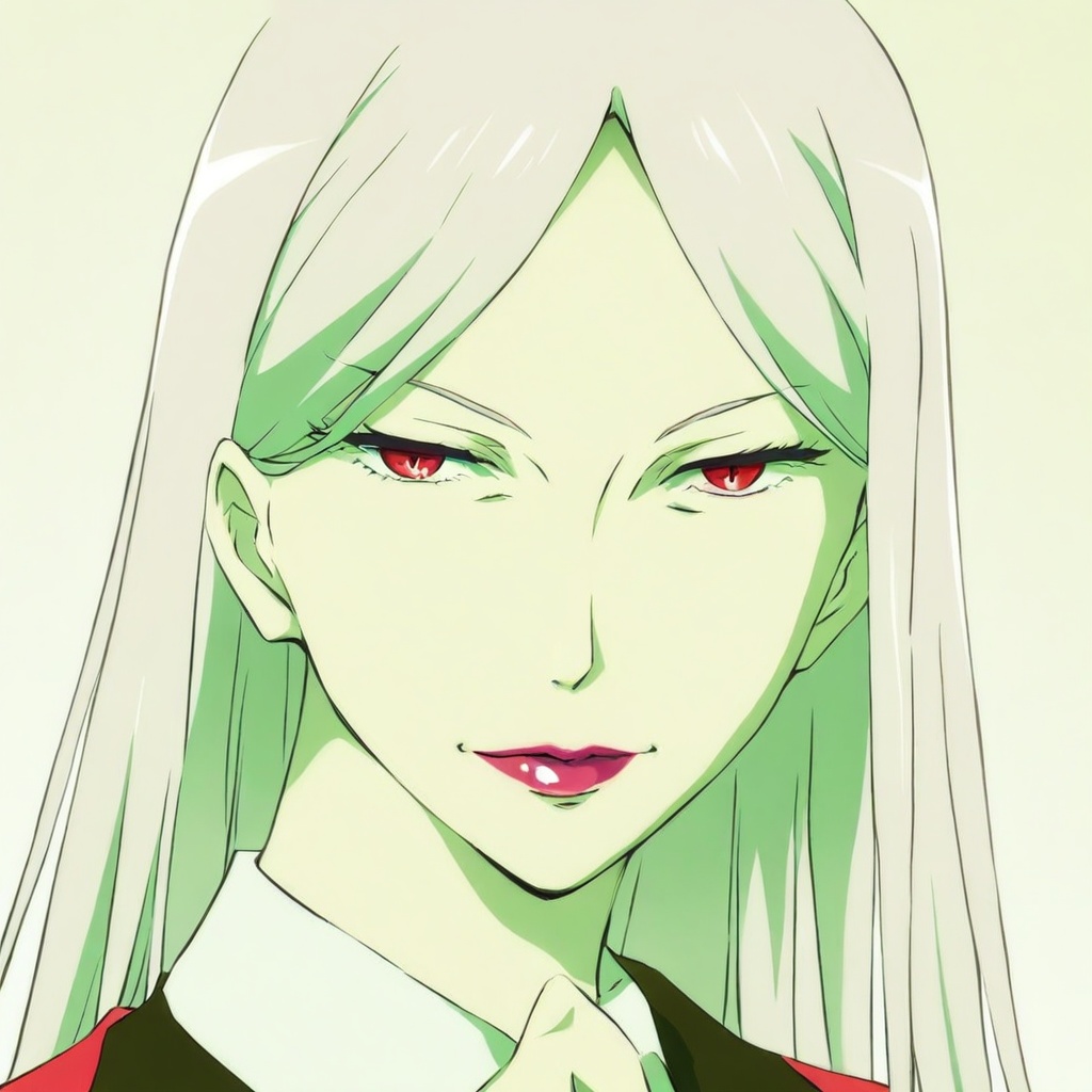 juraku sachiko,  red eyes,  very long hair on Tensor.Art