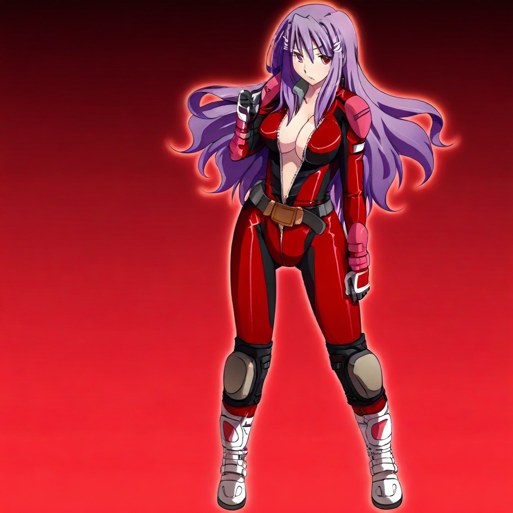 karen-zero,  purple hair,  long hair on Tensor.Art