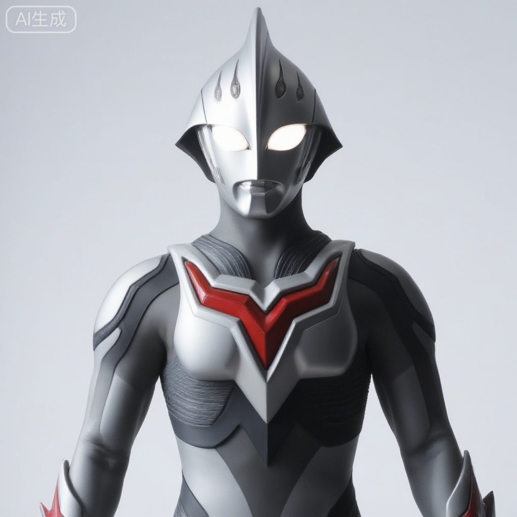 masterpiece, best quality,solo,white background,simple_background,ultraman,white bodysuit,white gloves,legwear,gloves,boots,cover,mask,plugsuit,armor,bodysuit,black pattern on body,grey pattern on body,white tight-fitting,white footwear,helmet,leather suit,latex,tokusatsu,no humans,science fiction,silver head,hard mask,no smile,no eyes,no nose,silver rubber bodysuit with grey line and black line