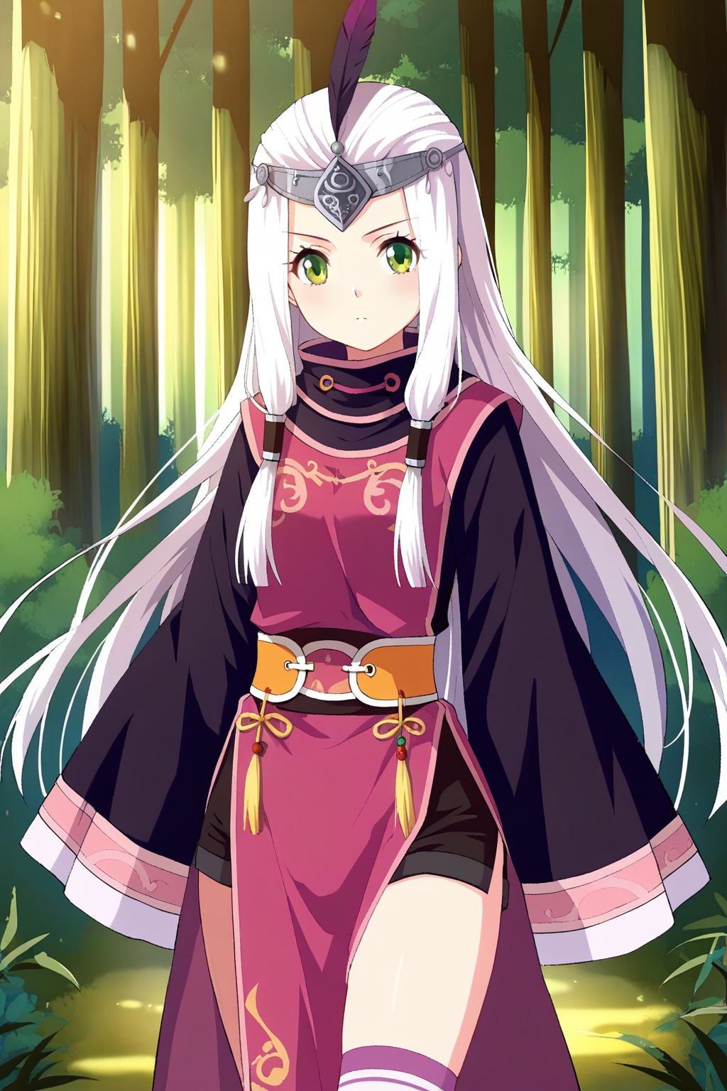 Forest,  Forest,  Thigh exposed on Tensor.Art