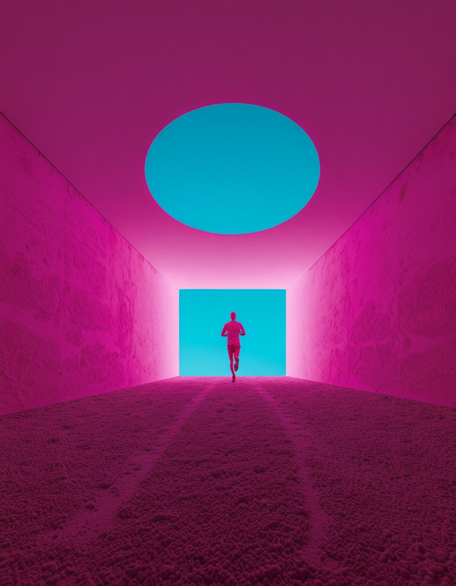 ehskyspace,  man running on tuscany on Tensor.Art