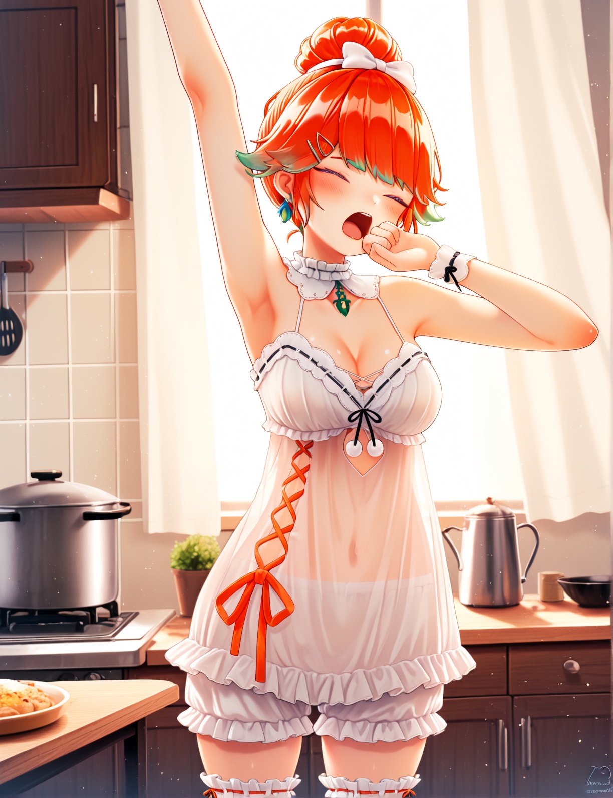 magowasabi,  morning,  kitchen on Tensor.Art