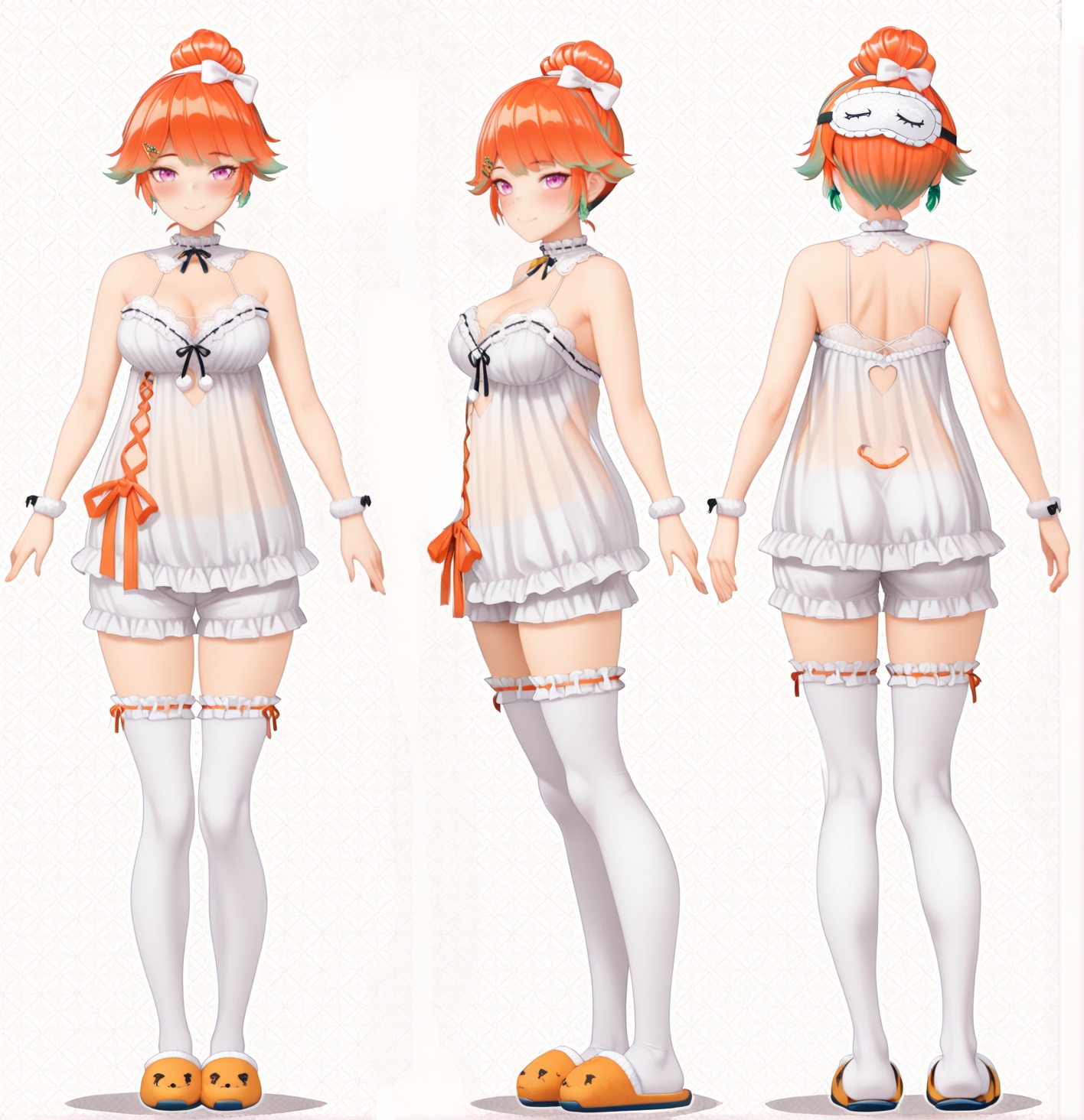 (turnaround),  full body,  tachi-e on Tensor.Art