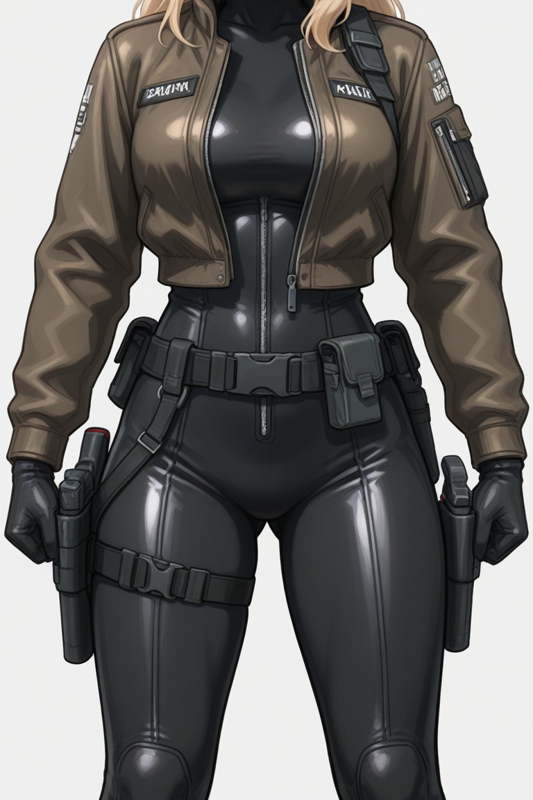 nim,  blonde hair,  open jacket on Tensor.Art