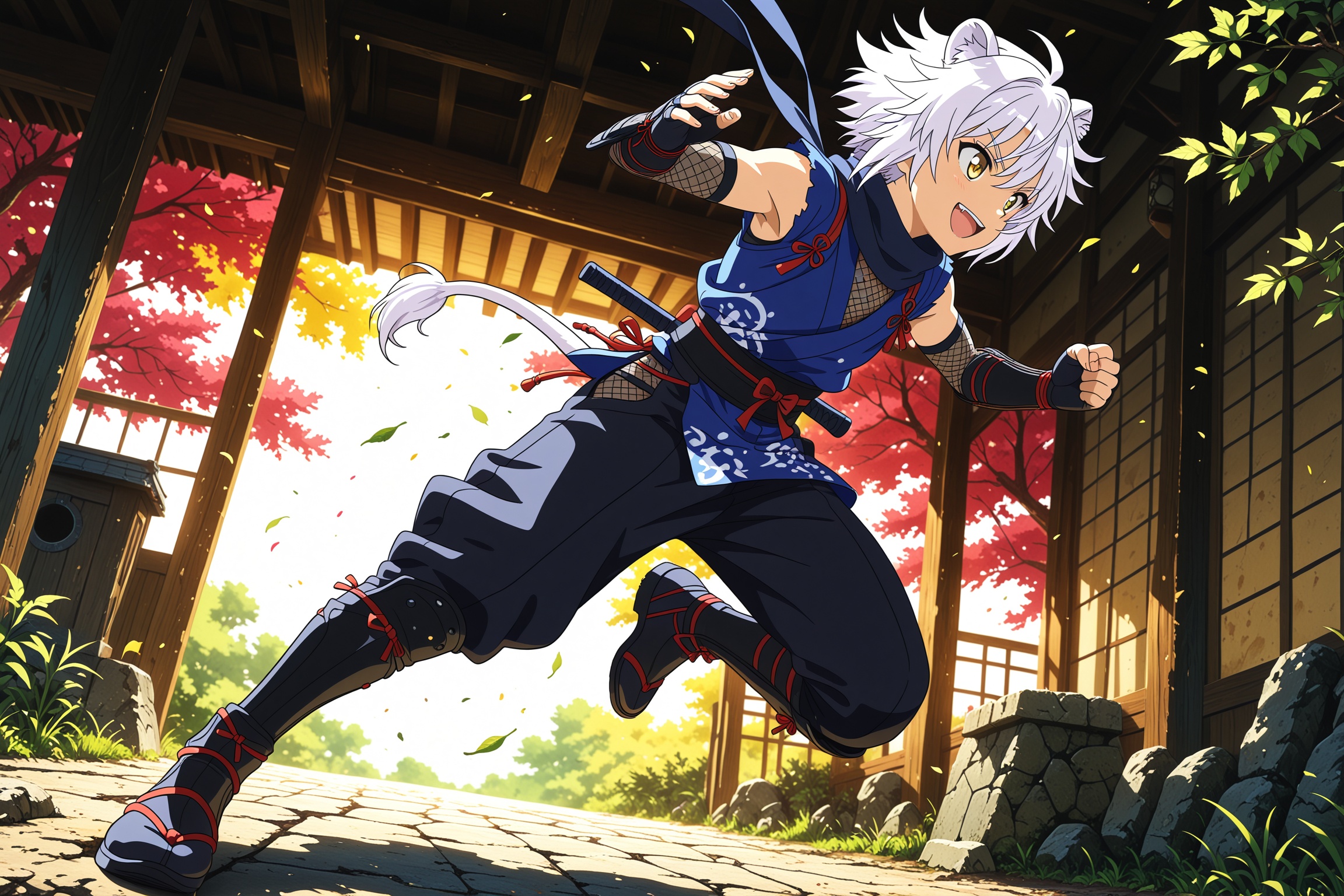 GaulGalette,  white hair,  short hair on Tensor.Art