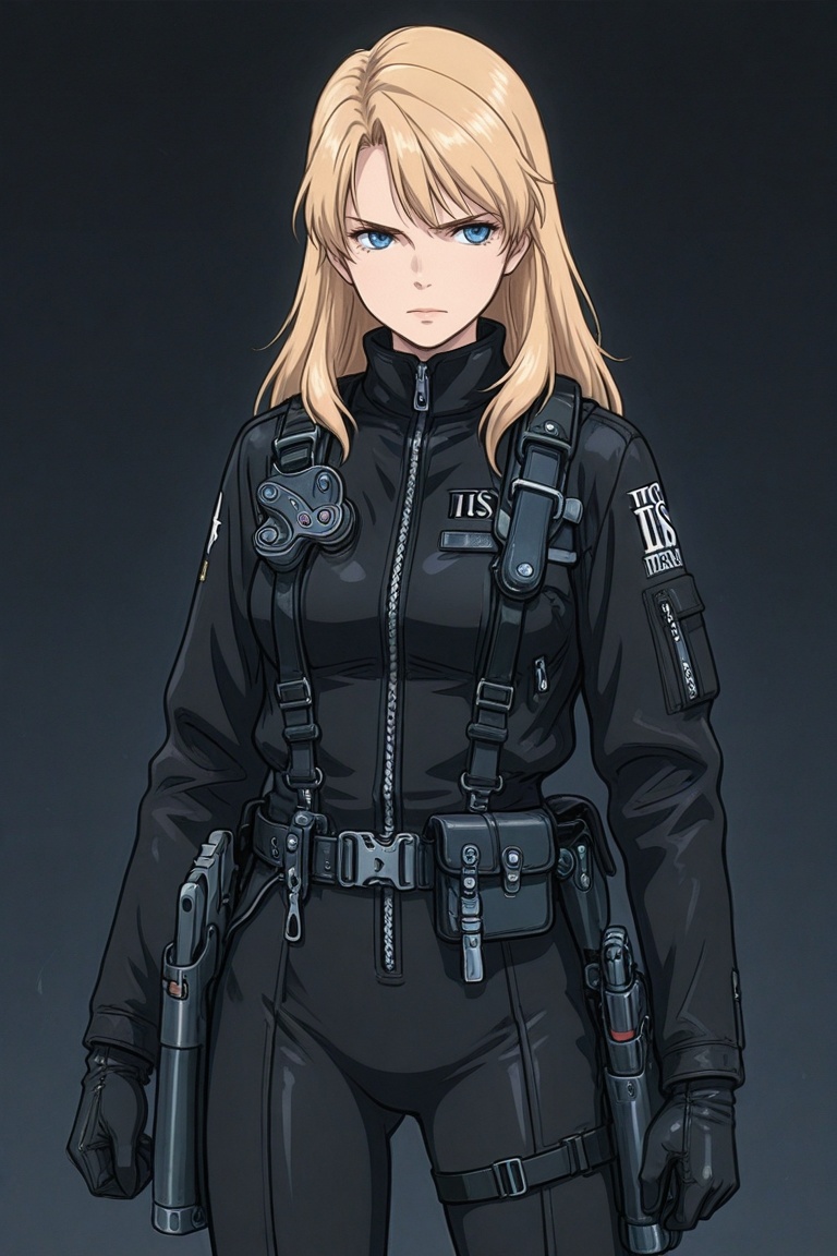 nim,  blonde hair,  bodysuit on Tensor.Art
